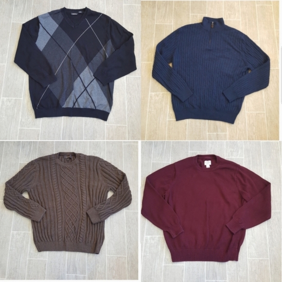 St. John's Bay Other - 4 Pc  Mens Sweater Bundle